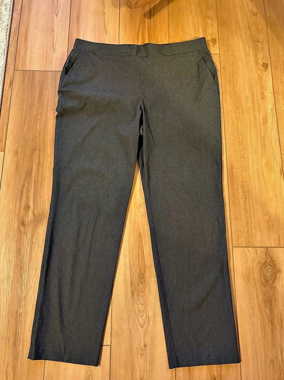Simply Vera Wang Slim Straight Pull-On Dress Pants Gray XL